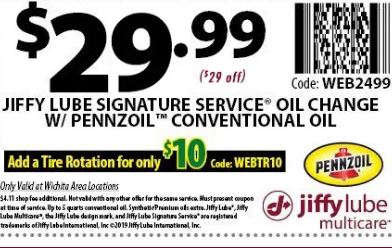 Jiffy Lube Coupon $30 Off Oil Change Coupons Oct ( Jiffylube30off