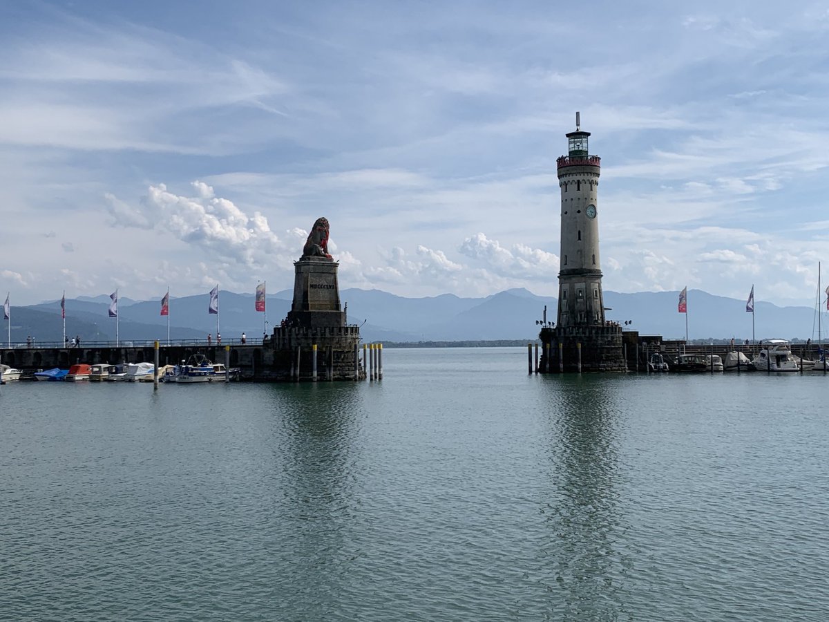 The Bodensee , where three countries meet (A / CH / D)