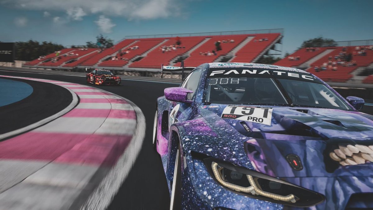 Thanos COVAX Purple 191 car ready for the Race for Babby VRS Paul Ricard 8hr  of Paul Ricard on Saturday.