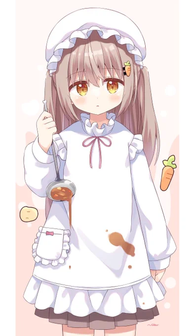 フリル給食エプロン(オリジナル) 