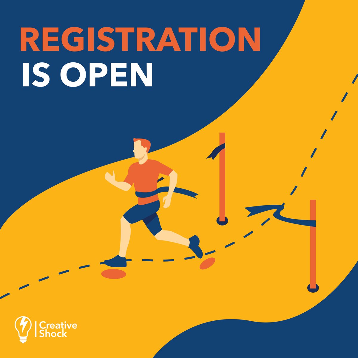 Run - register now to be a part of our incredible journey. 

Registration for the competition is open until September 25, 20:00 ( UTC +03:00, Eastern European Summer Time Zone).

The form of registration can be found on our webpage creativeshock.lt