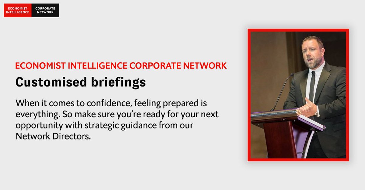 eicn_global's tweet image. #EICN membership benefits include an annual briefing, which can be used for a wide variety of events: internal strategy sessions, kick-off meetings, customer events etc.

To know more about EICN regional briefing, please visit 👉 econ.st/3R7f2BY

#Africa #Asia