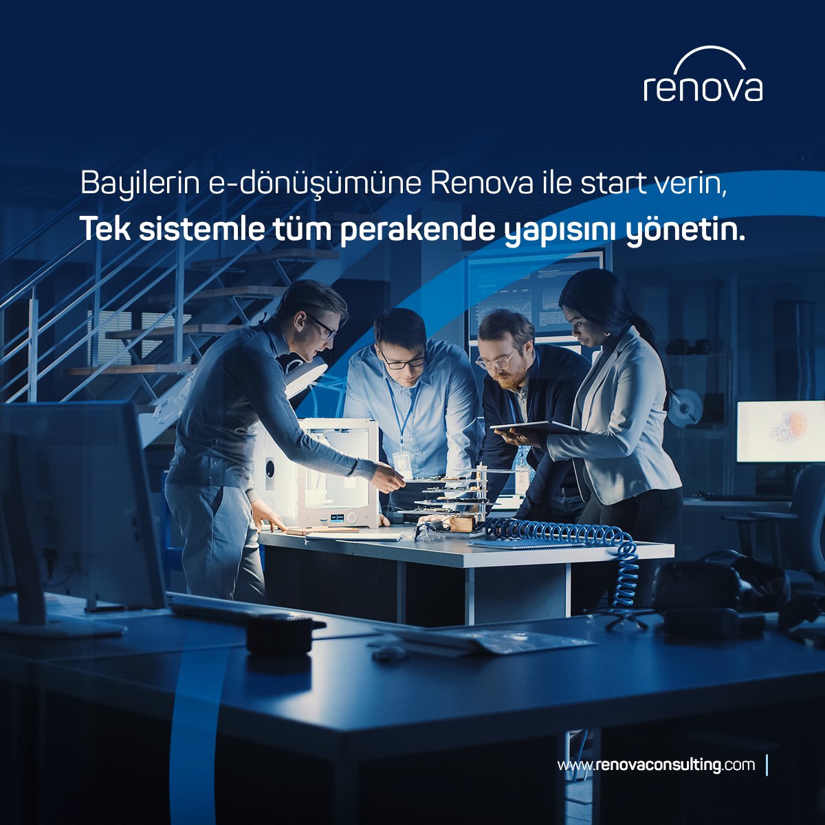 #SAP hizmetlerine ek olarak, Renova mühendisleri tarafından geliştirilen çözümler ile, bayi ve distribütörlerin satış, stok ve siparişlerin gerçek zamanlı yönetimini sağlayın; “e-dönüşüm yarışına” önde başlayın. 
#Renova #SAPconsulting #SAPpartners
