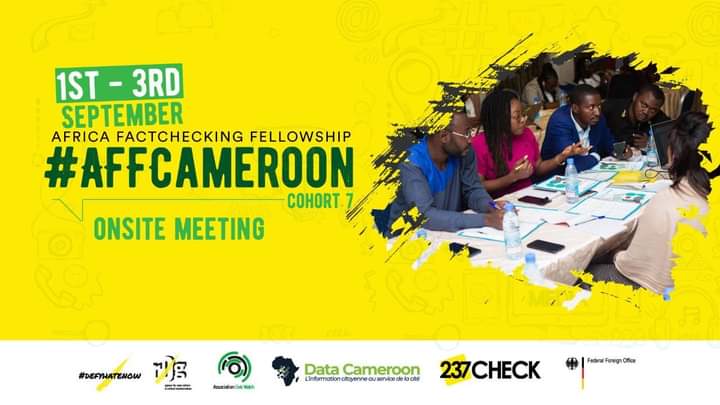 Up next... Arming to counter Mis/Dis/Mal information at African Factchecking Fellowship cohort 7. @DefyhatenowWCA @civic_watch #defyhatenow #Factchecking #AFFCameroon #ThinkB4UClick #DataJournalism #HateFreeCameroon #UnCamerounSansHaine #ConsolidationDeLaPaix