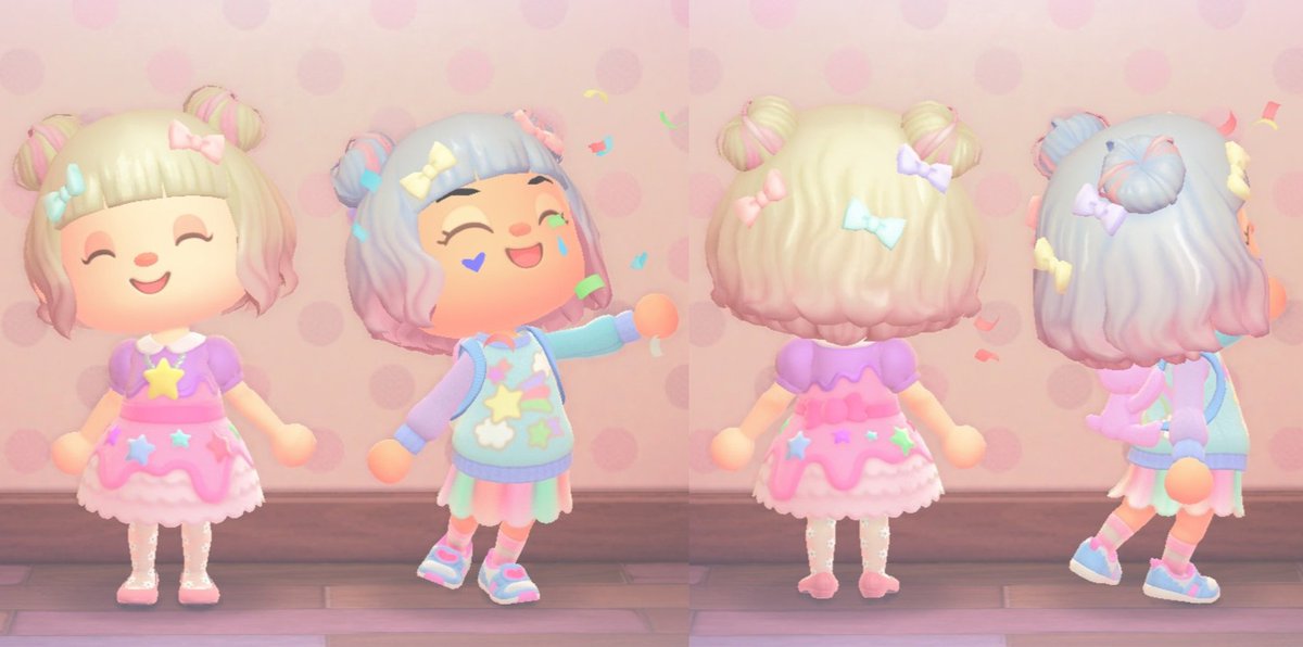 I tried to add a wig from pocket camp
#AnimalCrossing #ACNH