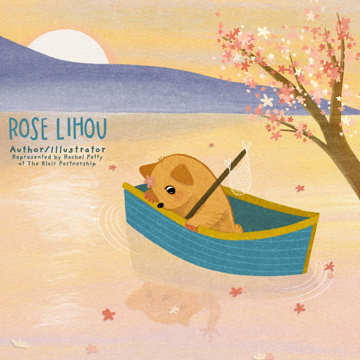 roselihou's tweet image. 🌸 #KidLitArtPostcard day 🌸 Here's a peaceful hamster in a reflective mood 🐹 
Looking forward to seeing the beautiful artwork from around the world on this hashtag today &amp;amp; connecting with other illustrators &amp;amp; authors #kidlit #kidlitart #illustration roselihou.com