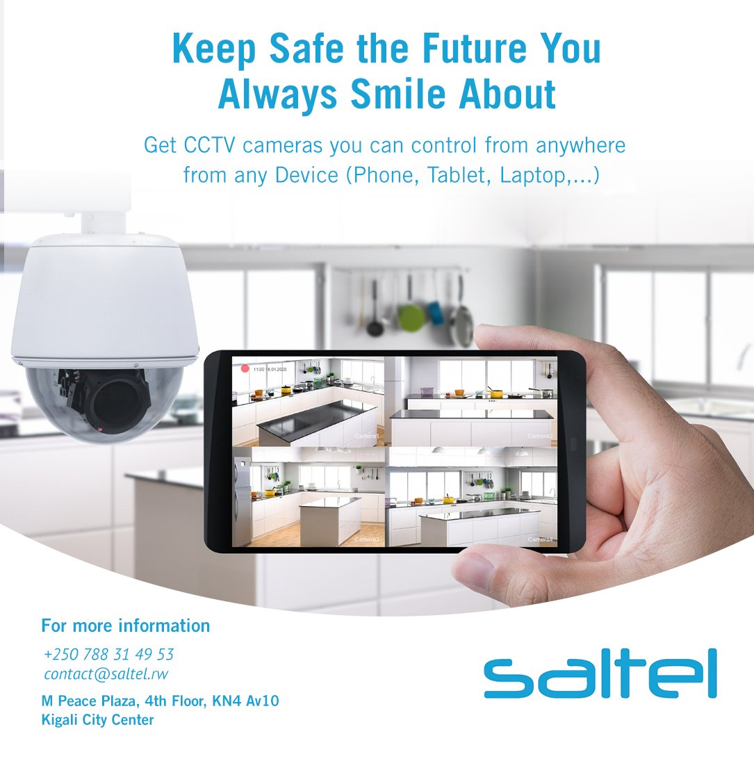 SaltelRwanda's tweet photo. CCTV is a core component in a security strategy as it helps monitor and prevents crime. However, its functions are even more powerful when integrated with other traditional security solutions such as access control, remote management tools, and emergency communication systems. https://t.co/MmQSd7qOho