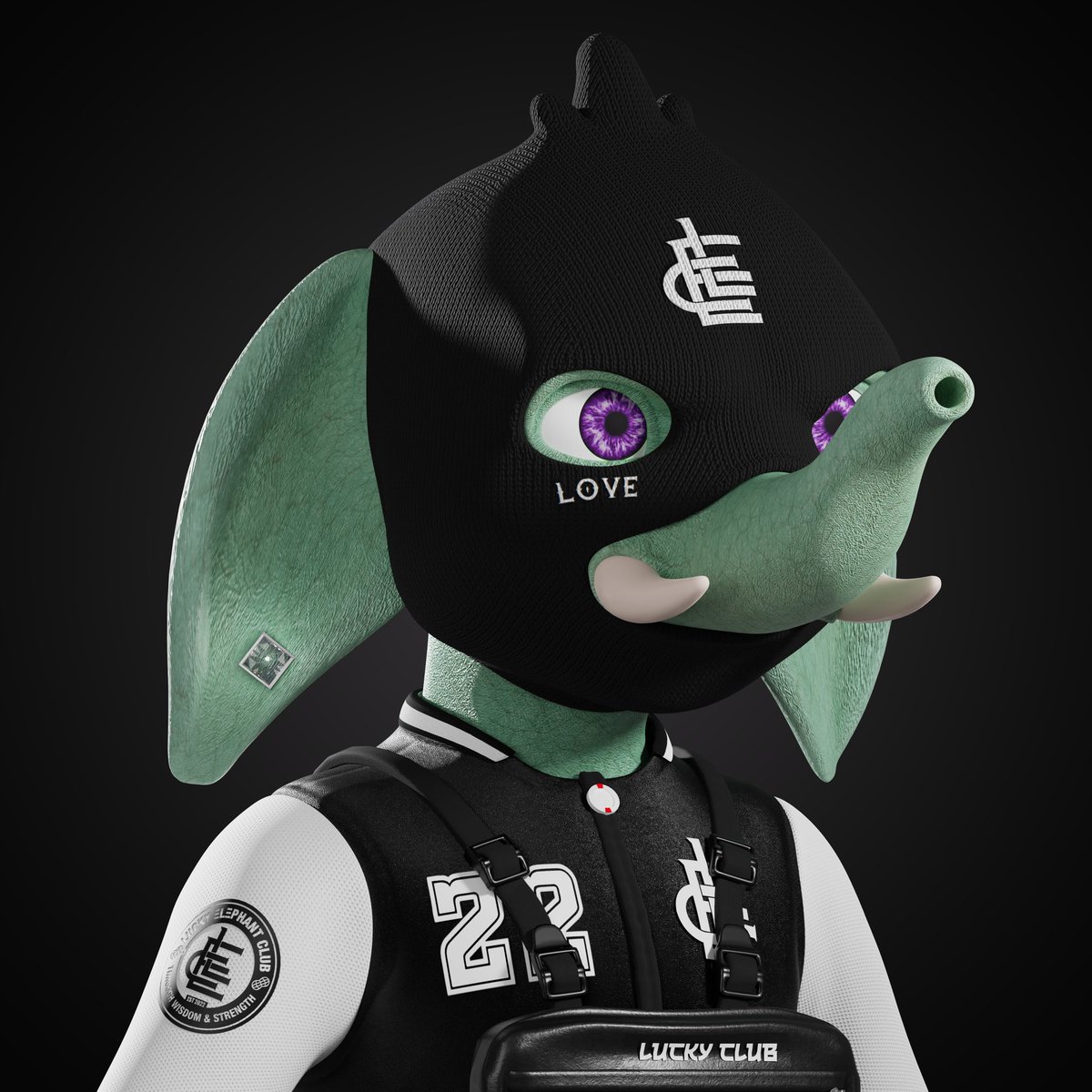 Lucky Elephant Club | Lil Elly Degens NFT tweet media