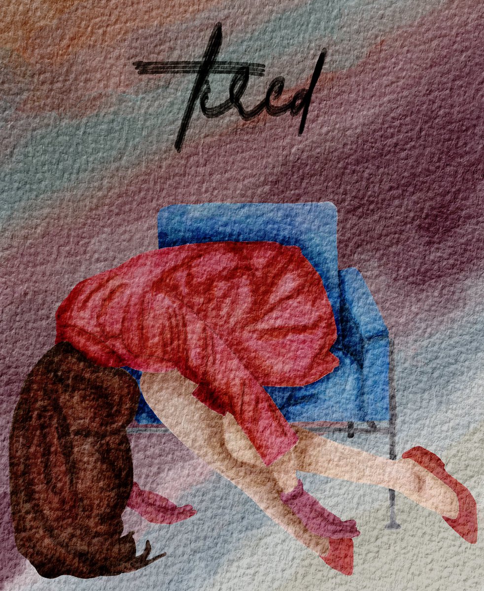 ‘Tired’ on <a href="/exchgART/">Exchange Art</a> ! 🌺

Listed as buy now. 
◎ 0.5

“I thought people cared
I try, I try to call, to help them
I show my emotions
I show them I care
I’m always there by their side
They’re never by mine
I’m tired of trying
I tried too hard.”

#SolanaNFTs #exchangeart