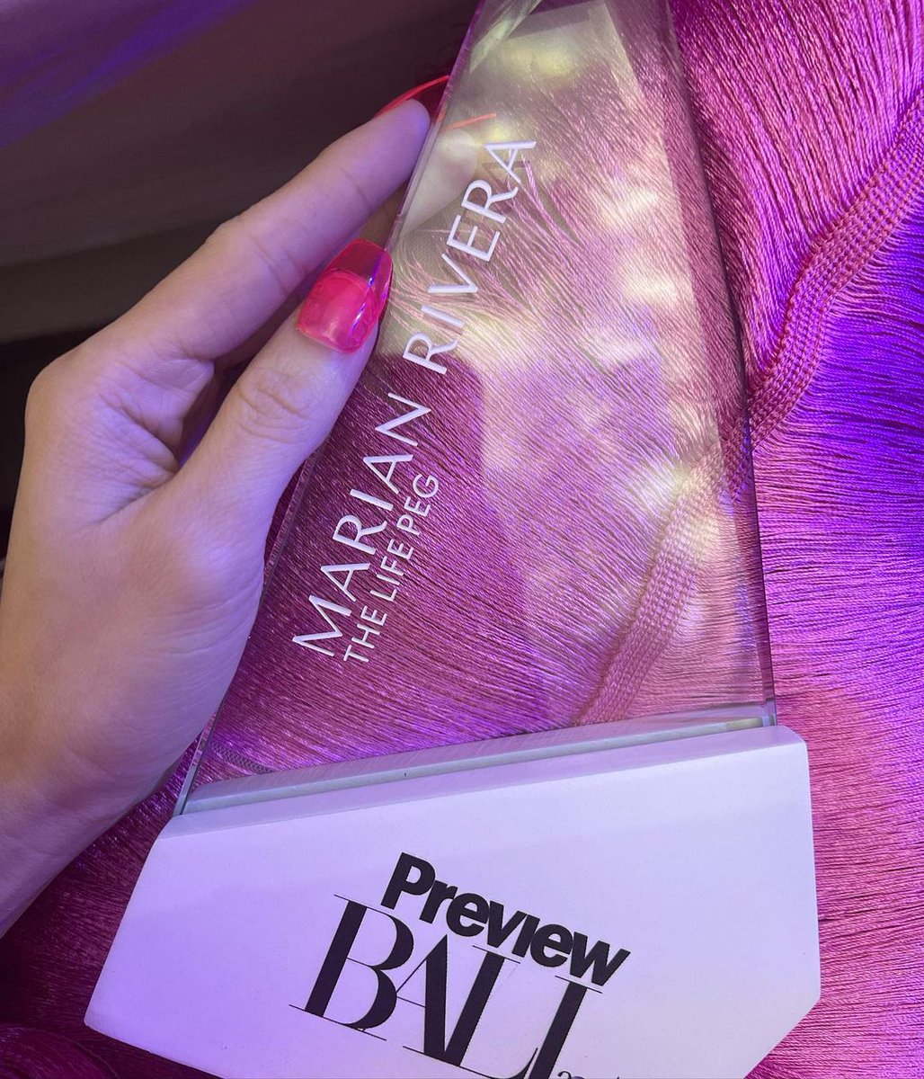 inquirerdotnet's tweet photo. SHOW STOPPER 🌷✨

LOOK: Marian Rivera stuns in an all-pink ensemble at the Preview Ball yesterday, Aug. 31.
 
The actress was honored as one of the 50 most influential people of 2022. | 📸: Marian Rivera/Instagram https://t.co/14TQhJEwNw