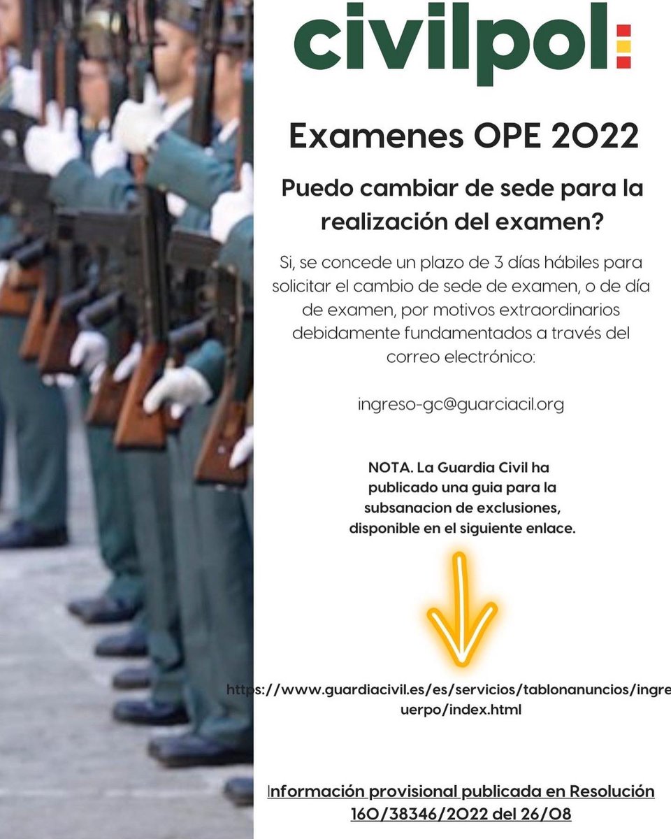 Civilpol_'s tweet photo. ➡️ Datos provisionales
#GuardiaCivil #civilpol #Aporla129 #Aporla128 #formaciononline #oposicionesguardiacivil #oposita062 #opositandoguardiacivil #oposicionguardiacivil #128promocion #roadtobaeza #unsueñoverde #opositoresgc #ingresogc #corazonverde #opositoresguardiacivil https://t.co/Ih2898Yx0T