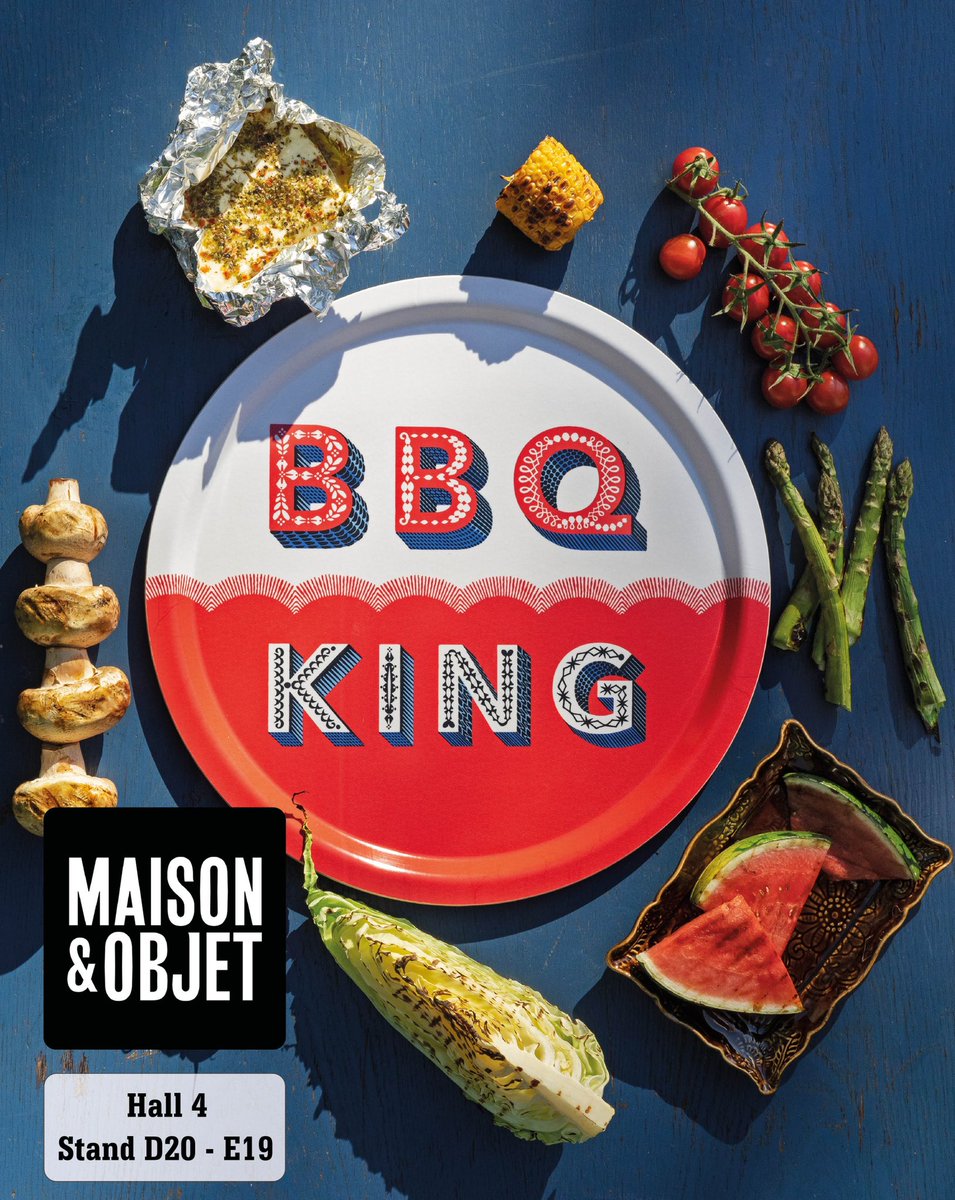 jamida_sweden's tweet photo. Meet us at Maison &amp; Objet Paris 8-12 September 

Hall 4  Stand D20 - E19 @maisonetobjet

Become a stockist 
email info@jamidaofsweden.com

 #maisonetobjet #jamida #jamidaofsweden  #tray  #partytime #happyhour  #bbqking #yayitsfriday #bbqhouse #bbq #bbqfood #cocktail #bbqlovers https://t.co/cPA6IUdTZz