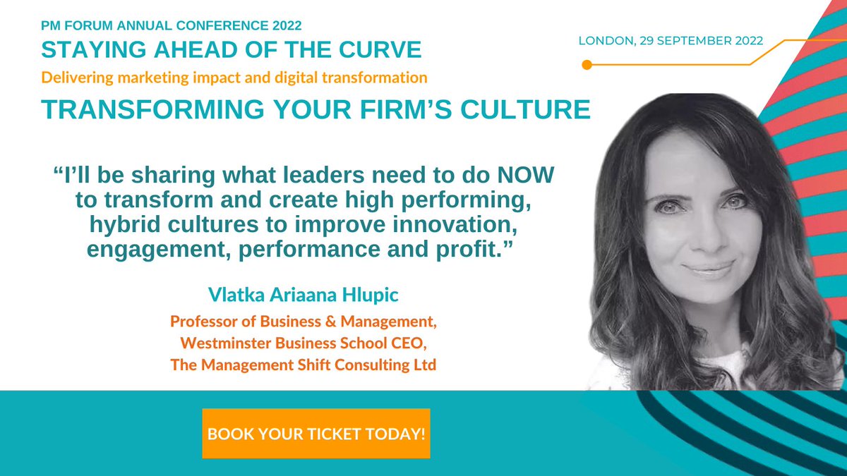 PMFGlobal's tweet photo. Join Vlatka Ariaana Hlupic, Professor of Business & Management, Westminster Business School CEO,
Find out more & register to attend - https://t.co/fzd88uBc6g
#PMFConference #PMFConf #Marketing #ProfessionalServices
@PMFGlobal https://t.co/w08QmtfwvQ
