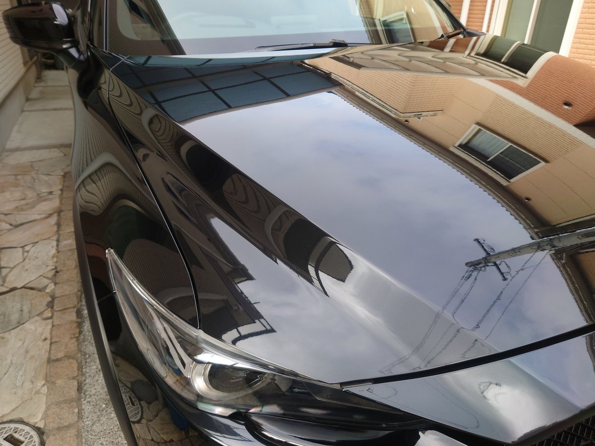 cx5black's tweet photo. 雨の高速走行後。風の流れが乱れるリア周り以外全く汚れてない🧐
恐るべし西日本ケミカルBeautyF&GDL-01👍
#西日本ケミカル
#999ef
#beautyF
#GDL01 https://t.co/0Z7jwsUToA