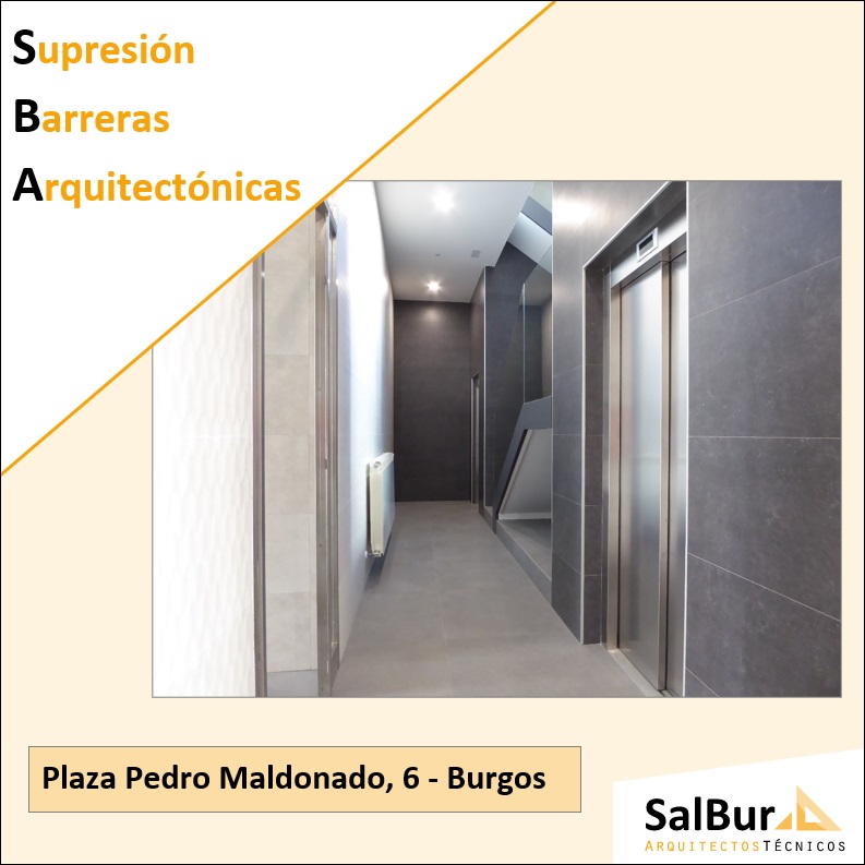 AT_SalBur's tweet photo. OBRA TERMINADA - SUPRESIÓN DE BARRERAS ARQUITECTÓNICAS
Supresión de peldaños creando itinerario accesible desde las 2 entradas del edificio
Sustitución de ascensor para dotar al edificio de ascensor accesible 100%

#accesibilidad #burgos #arquitecto #tecnico #decoracioninteriores https://t.co/RDBtfZBImJ