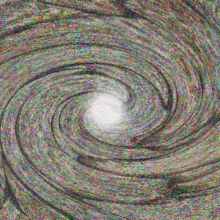 masa_gov's tweet photo. We have discovered a brand new galaxy and named it X34 NWA-3852. It's observed from a special region between the moon and earth through the lensing formed around the earth. From unpredictable distances, far far away. Raw photo, no edit. 
Falcon 9 SpaceX James Webb https://t.co/NOyg4xMog0
