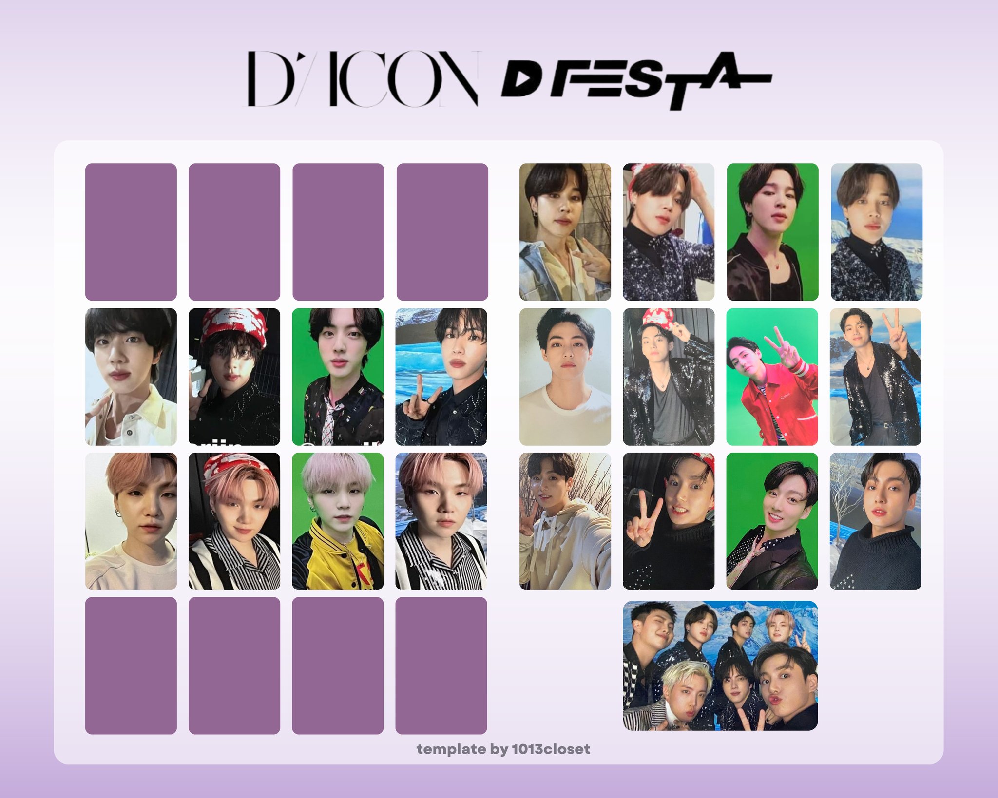 bts templates • busy 📚 (@1013closet) / Twitter