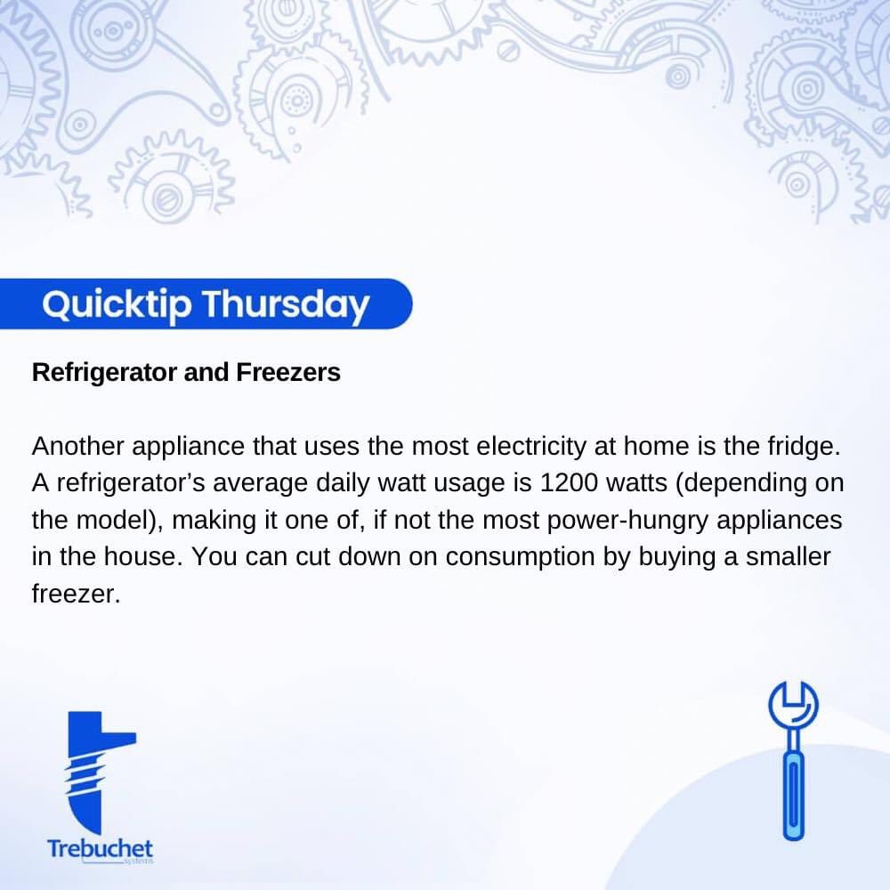 buzztify's tweet image. RT @trebuchetsystem: You can limit the way you use your Refrigerator and Freezers and also get a smaller one to help save your electricity.
#ElectricalEngineers #blackownedbusiness #Designandfunctionality #business #HappyNewMonth