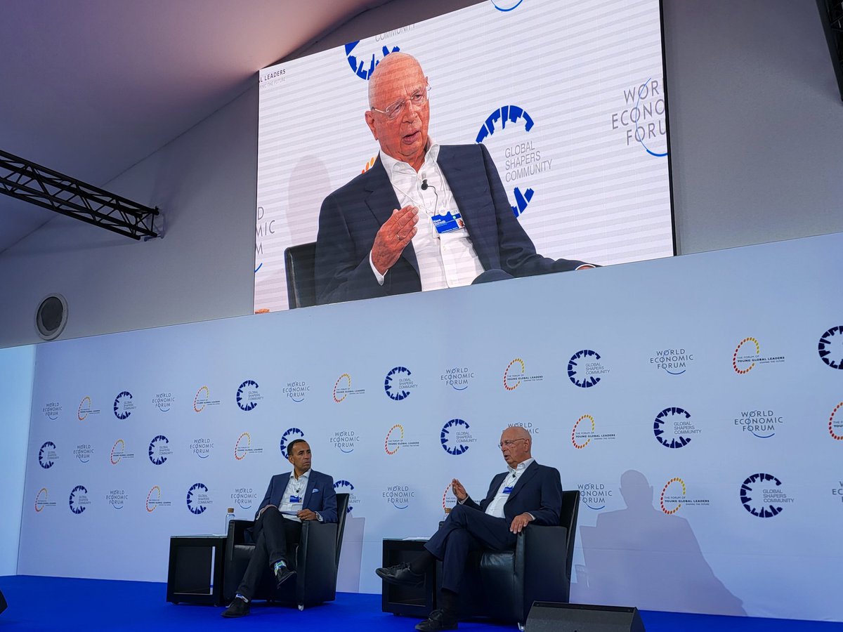 Prof Klaus Schwab addressing at the World Economic Forum to the community of the Young Global Leaders. 

#worldeconomicforum #ygls22
#YGL22
 #leadershipjourney 
#jbivl