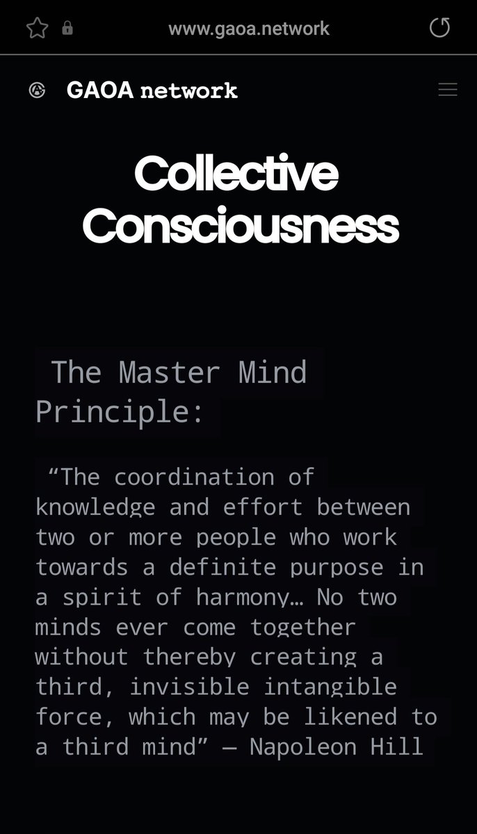 1-network—Startup Society—of People, Skills, Ideas aligned with Continuous Improvement...

Capable of Collective action by #Creating and #Sharing #Knowledge to Mutually Arise...

x.com/gaoanetwork/st…

#KaaS