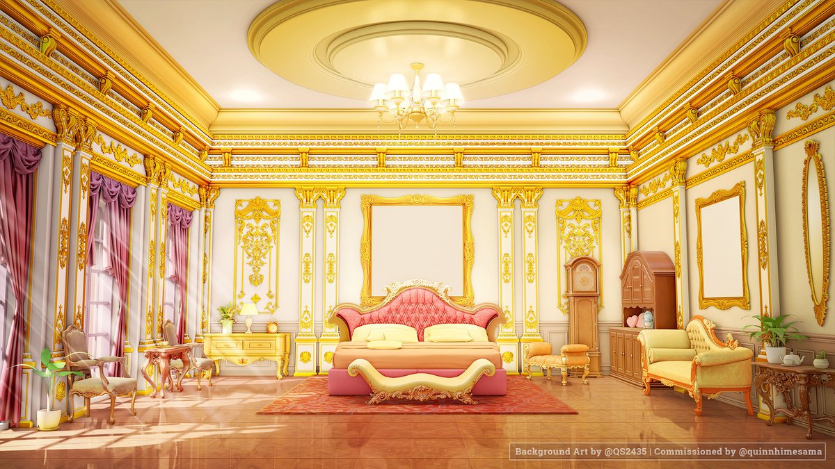 Has been a while since my last tweet, 
This is a background art I did last year for <a href="/quinnhimesama/">Quinn Valentine👑🐲</a>