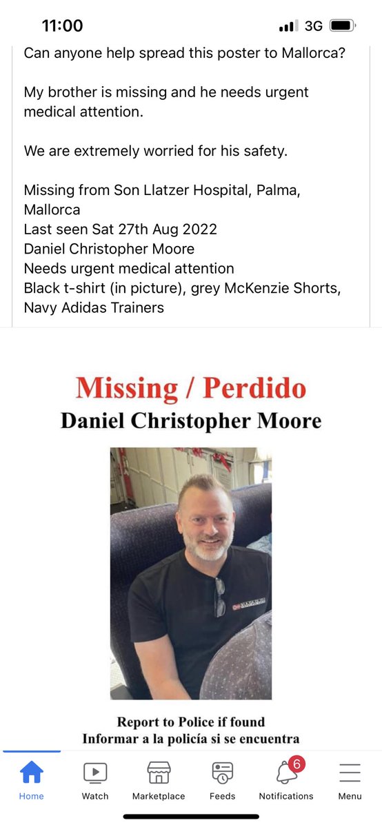 Herbie190's tweet photo. If you could please share for the family it may help find Daniel! #mallorca #palma #mallorcamissing @radio1mallorca https://t.co/9ZVb0Yd05D