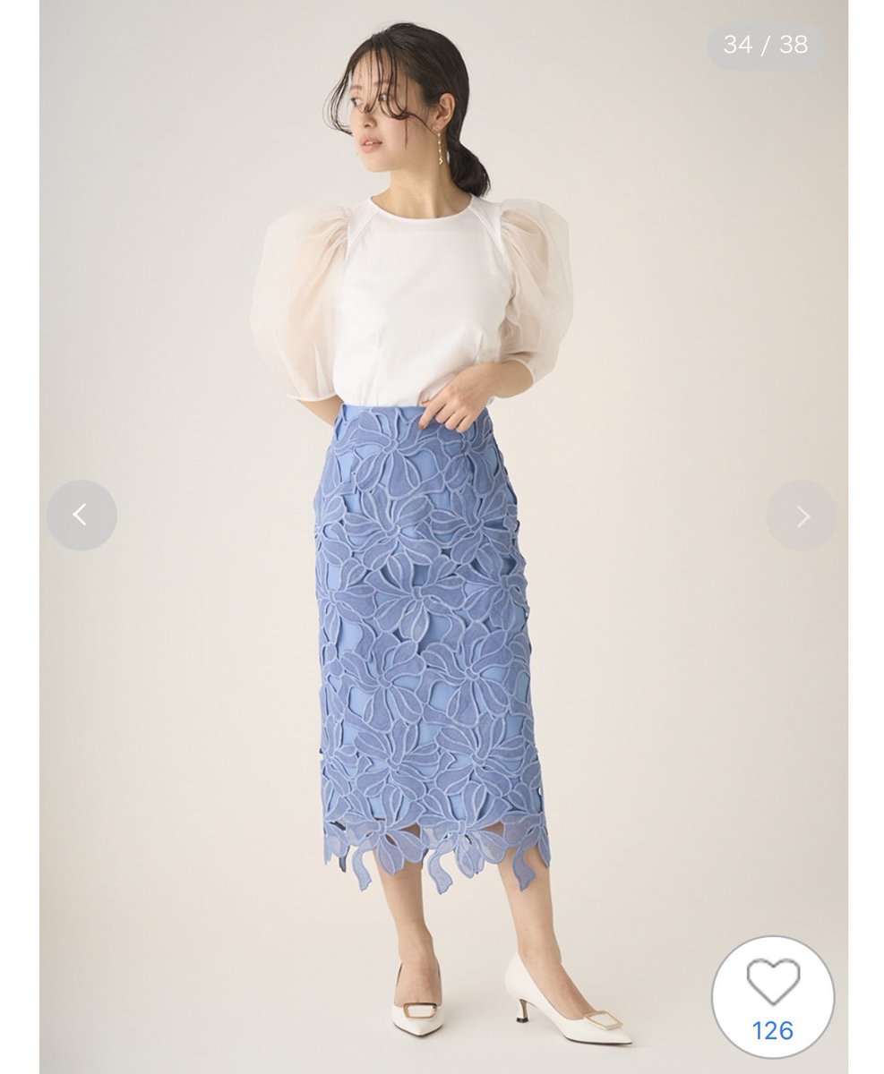hoshi_seri's tweet photo. PDファッショナブルフェミニンの方に着て欲しいスカートをCELFORDで見つけてしまった…！
リボンのレーススカートなんて珍しい✨
直線曲線どちらも感じる柄で、ラインはタイトなのでPDファッショナブルロマンスの方も似合いそうですね☺️
#PDファッショナブル #PDフェミニン https://t.co/qzM5LzVdTZ