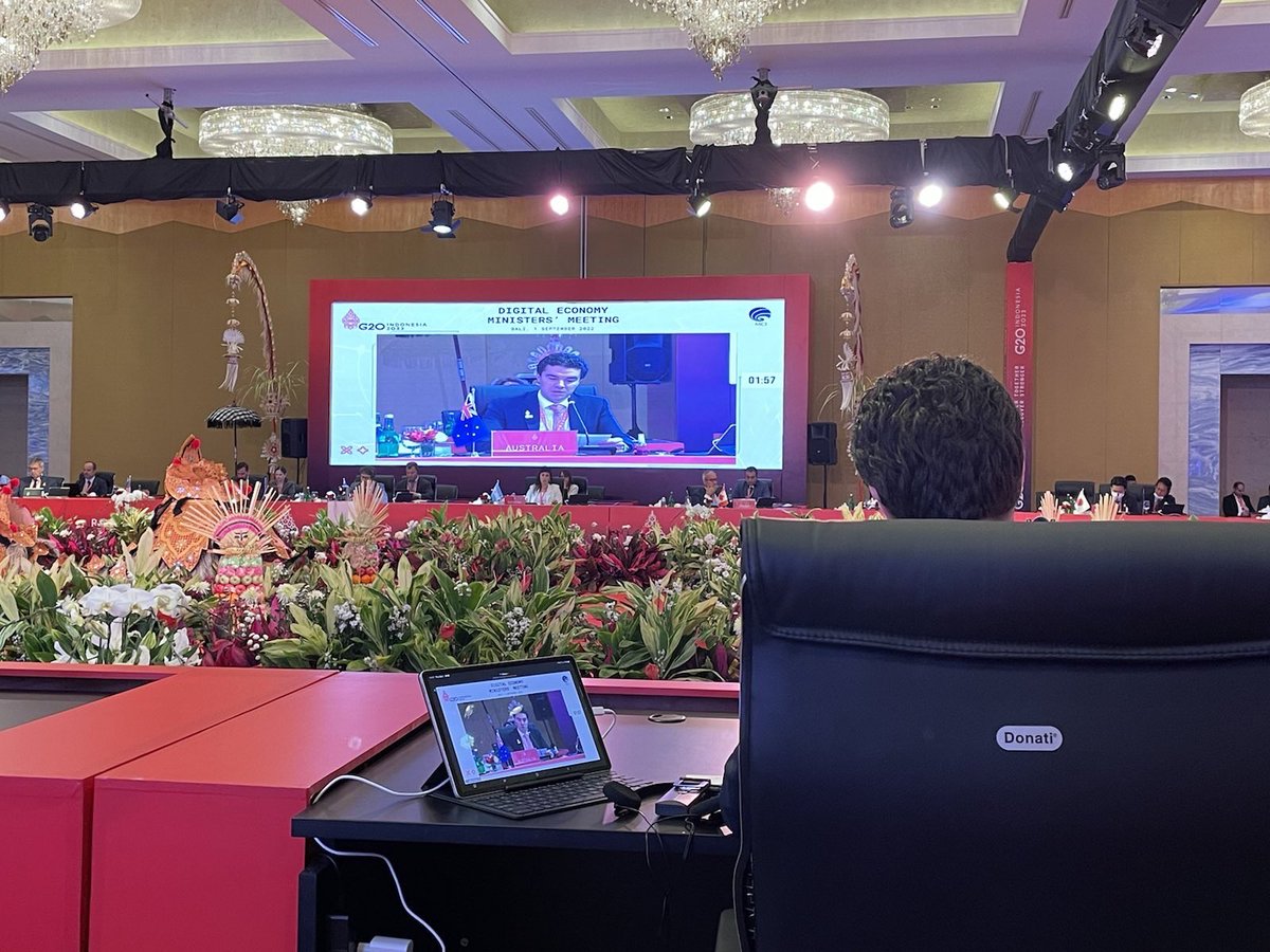 DFAT🇦🇺 on Twitter "RT TimWattsMP Today I represented 🇦🇺 at the G20 Digital Economy Ministers