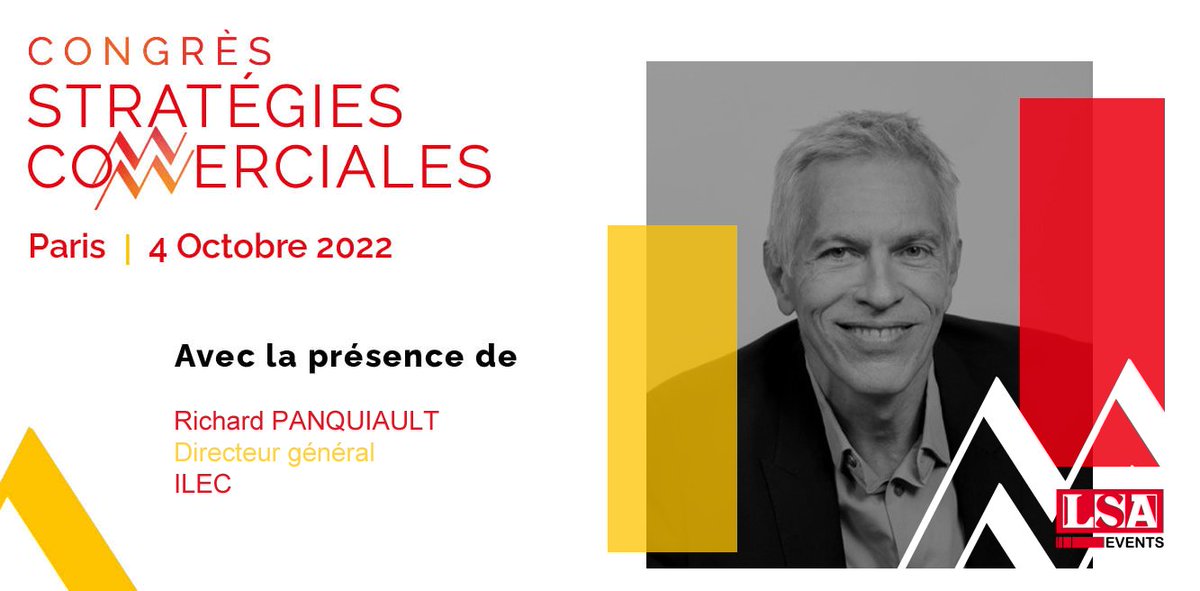 📍 RDV le 4 Octobre 2022 à Paris pour le Congrès LSA Stratégies Commerciales ➡️ lnkd.in/etijacYv

Venez écouter le témoignage de Richard Panquiault, Directeur général de notre soutien <a href="/ilec_asso/">Ilec</a> 

#Negociationscommerciales #Distribution #Distributeurs #Industriels #PGC