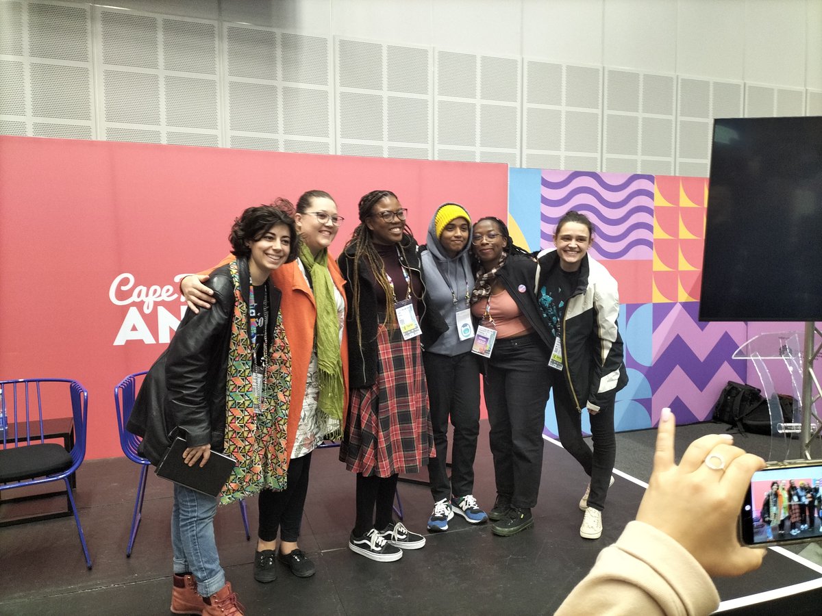 TshimologongIT's tweet photo. Some behind the scenes look at the @CTanimationfest 2022 festival this last week. This year's theme was proudly created by a team of #Womeninanimation - who are also alumni from our very own #MolloAnimationAcademy.📽️ #CTIAF2020
[THREAD] https://t.co/aUyrkccali