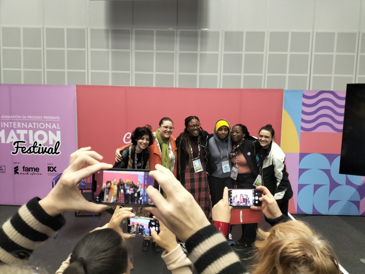 TshimologongIT's tweet photo. Some behind the scenes look at the @CTanimationfest 2022 festival this last week. This year's theme was proudly created by a team of #Womeninanimation - who are also alumni from our very own #MolloAnimationAcademy.📽️ #CTIAF2020
[THREAD] https://t.co/aUyrkccali