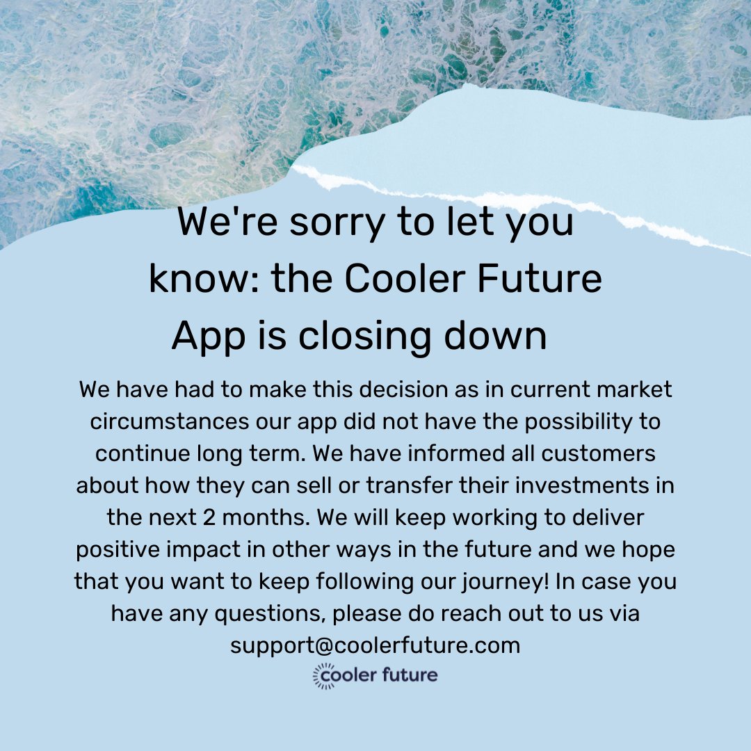 If you are our customer, we have sent you an email with all the details of transferring or selling assets and you can reach out to our support team anytime. Thank you for being part of our journey.