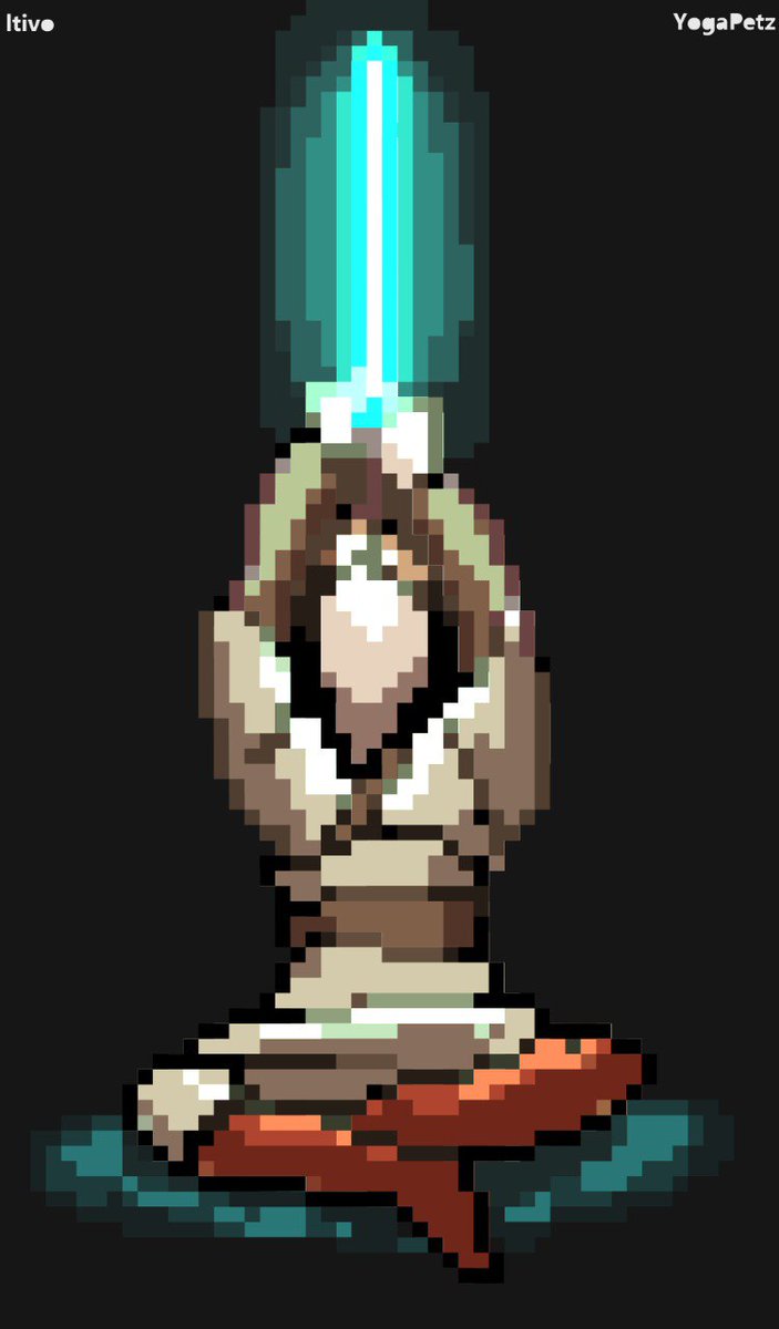 BLRokuro's tweet photo. @Yogapetz @AmberMetaNFT @yhopak1 @keung @Kakarot_F23 
Round 2:
May the force of Yoga be with you? :)
Obi-Wan Kenobi thinks so! https://t.co/Agn0xin6HA