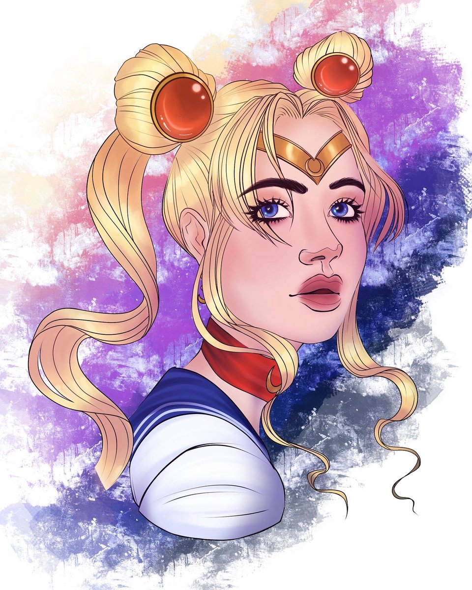 SymphonInk's tweet photo. Just finished my Sailor Moon theme Neo Trad Tattoo Design 
#tattoo #tattooartist #SailorMoon #SailorMoon https://t.co/7UtARiw86Z