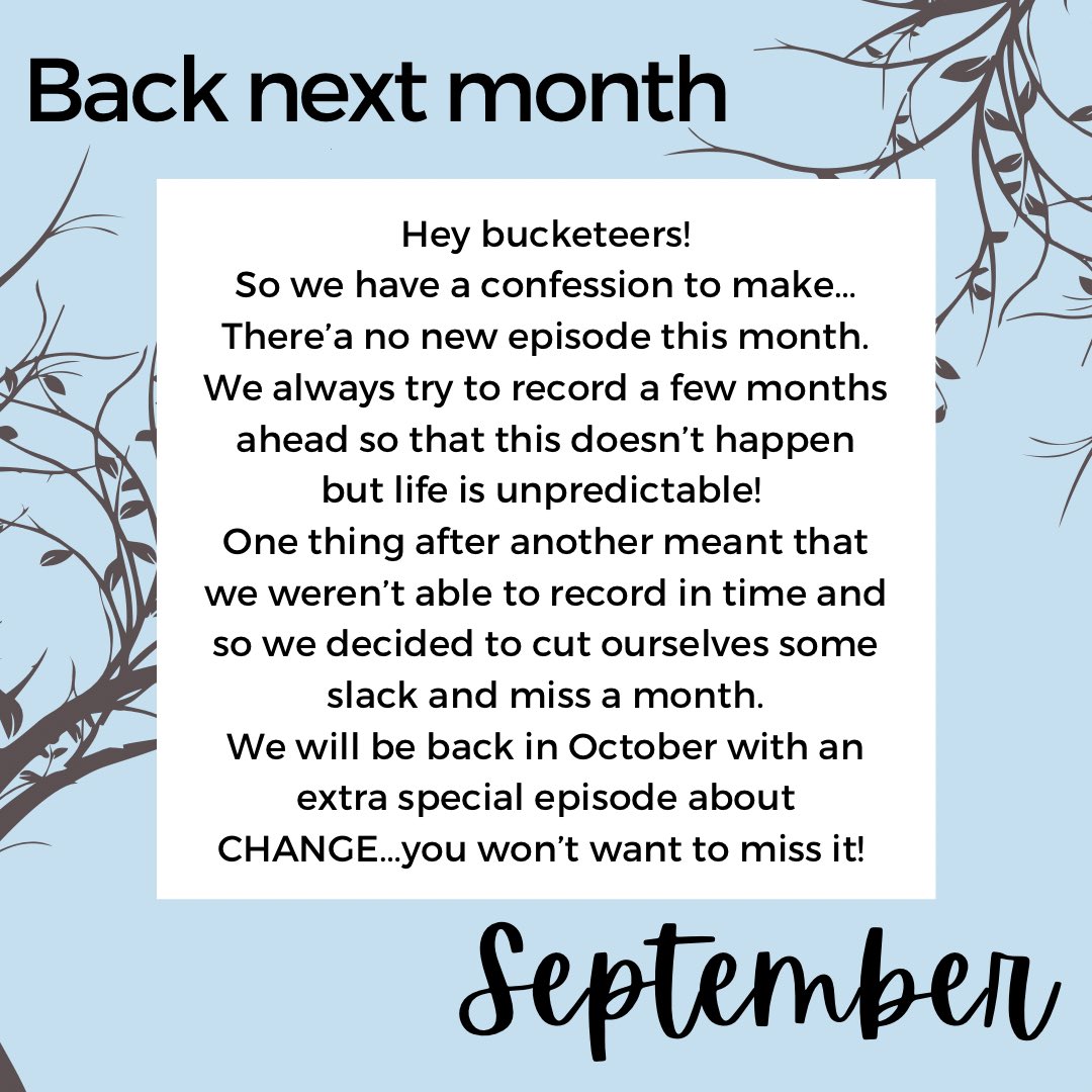 A Drop in the Bucket tweet media