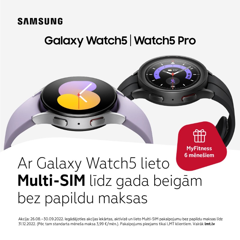 mansLMT's tweet photo. Jaunajiem Galaxy viedpulksteņiem komplektā gan patīkami bonusi, gan labsajūta visā valkāšanas garumā!
