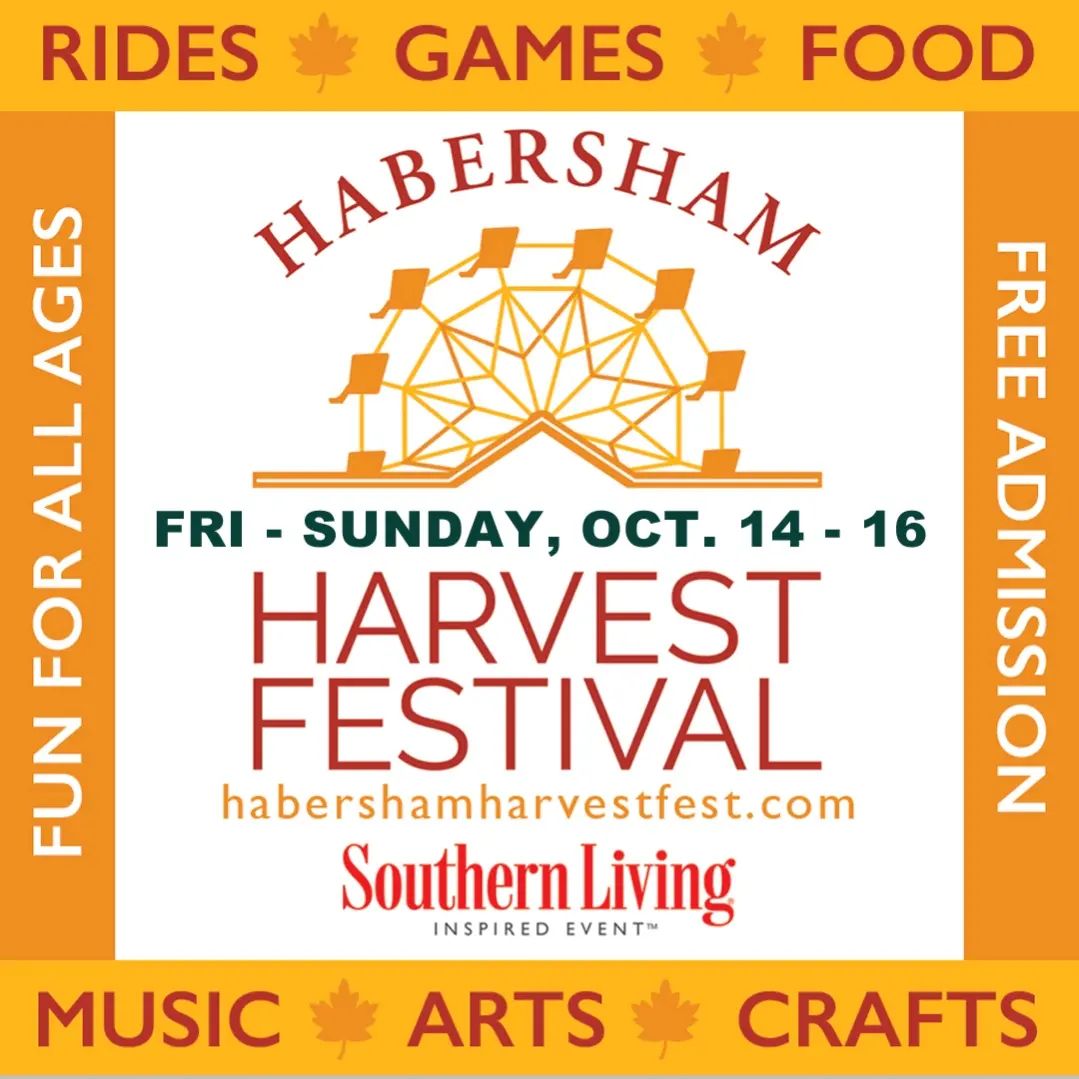 Habersham's tweet photo. YES It's BACK!!! 🍂 habershamsc #habershamharvestfestival - Everyone's favorite #BeaufortSC #festival OCT 14-16 NEW FOR 2022: FRIDAY 4-8pm Evening Hours! SATURDAY + SUNDAY 10am-6pm 

🎡 More Information COMING SOON! 🎠 https://t.co/BKUgmkSczt