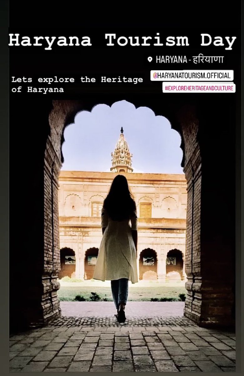 BhanwalaVinit's tweet photo. Lets Promote Tourism in Haryana on Haryana Tourism Day - 1 September  #heritageharyana #haryanatourismday #tourism #haryana #exploreheritage #promotetourism @chkanwarpal @HaryanaTourism @devender_babli @mlkhattar @Dchautala @DDNewsHaryana @anilvijminister https://t.co/6pUOQksyCH