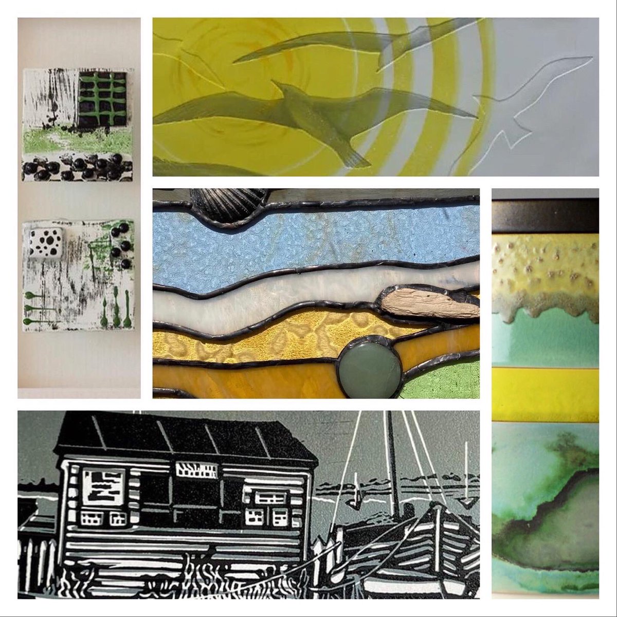 Island Artists Open Studio trail starts tomorrow until Sunday! All welcome and there are lots of fab cafés, restaurants, beaches and walks on the island to make a day of it #colchester #visitessex #merseaartists <a href="/BBCEssex/">BBC Essex</a> <a href="/VisitColchester/">Visit Colchester</a> @WMerseaCC #essex #madeinessex #mersea