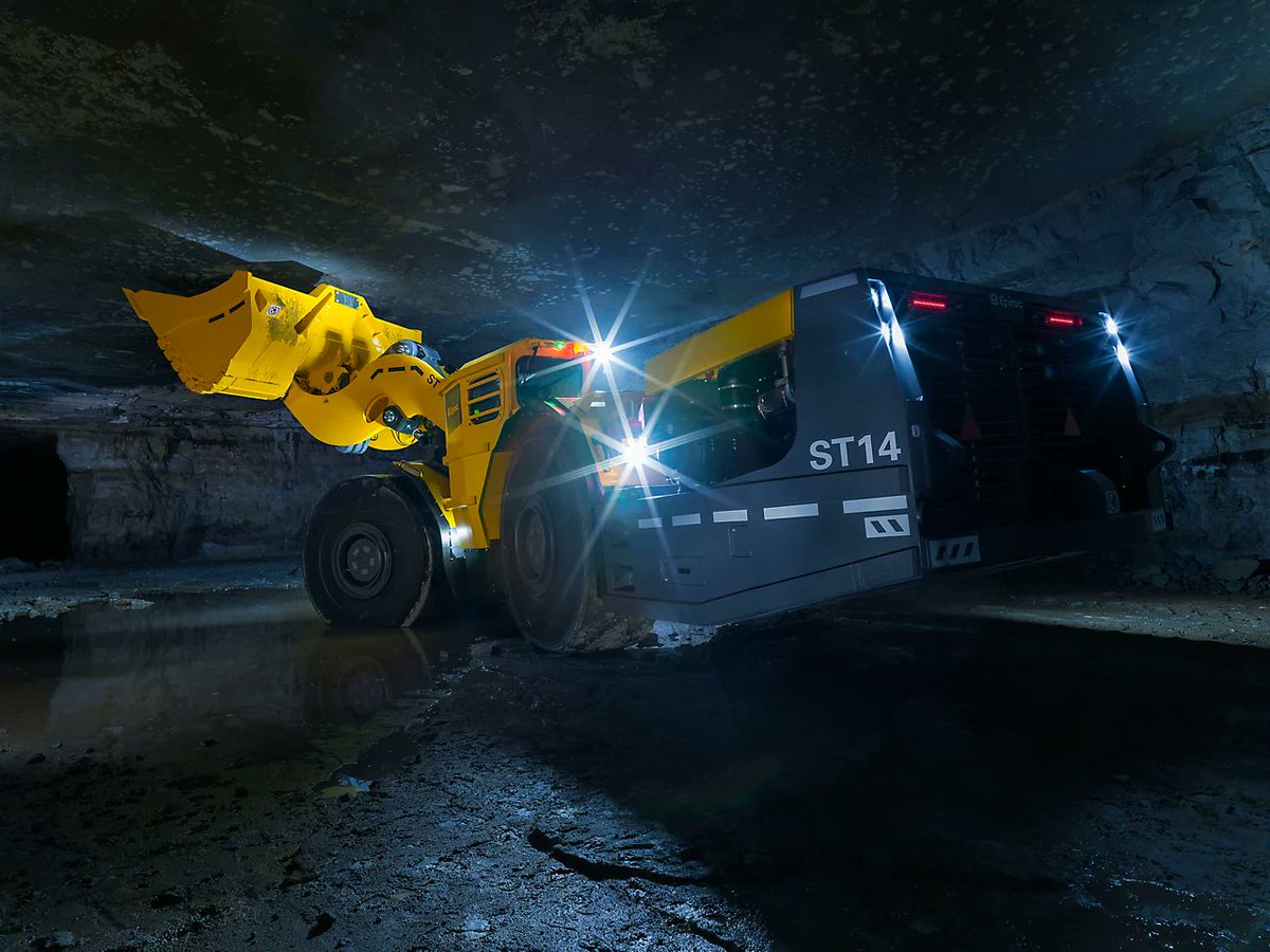 im_mining's tweet photo. Epiroc says it is continuing to reduce the emissions and fuel consumption of its solutions with the incorporation of the new Cummins X12 Stage V engine for its Scooptram ST14 loader | https://t.co/6oktf4a78S @epirocgroup @CumminsEngines #StageVmining #Scooptram #miningengines https://t.co/h5ghETNLLg