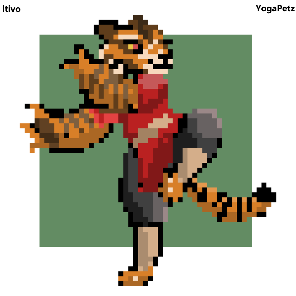 BLRokuro's tweet photo. @Yogapetz @AmberMetaNFT @yhopak1 @keung @Kakarot_F23 
And the final one - Master Tigress :) Who doesn't know the beautiful and dangerous Master Tigress? For several hundred years, protecting the whole of China, she did not stop diligently practicing kung fu and yoga :D https://t.co/dzOVpcAHf8