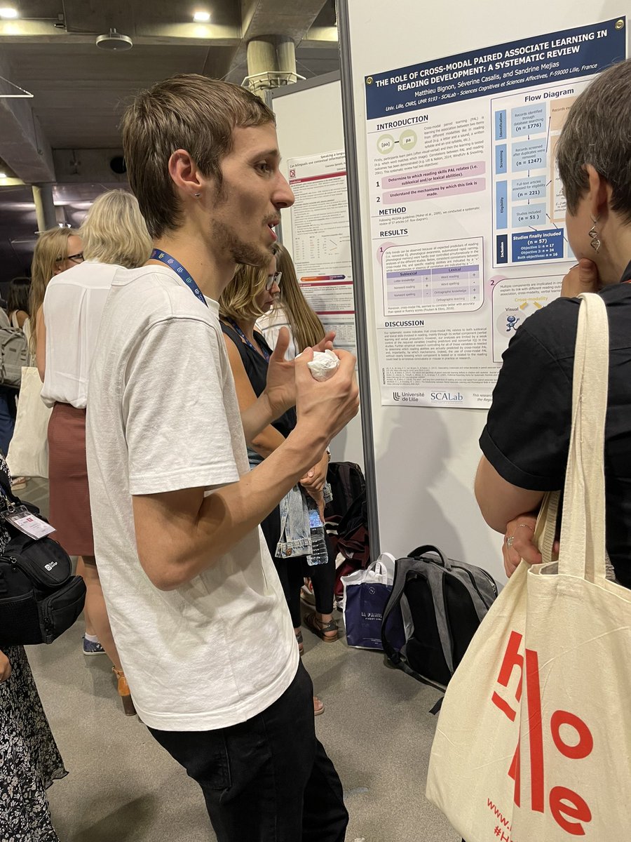 SeverineCasalis's tweet image. @Escop2022 
Very Nice poster with a detailed review of the PAL (paired associate learning) paradigm
Well done @matthieu_bignon 👏👏
#Sandrine_Mejias
#Scalab @univ_lille @CNRS_HdF 
Better understanding of learning to read for better intervention! 😊