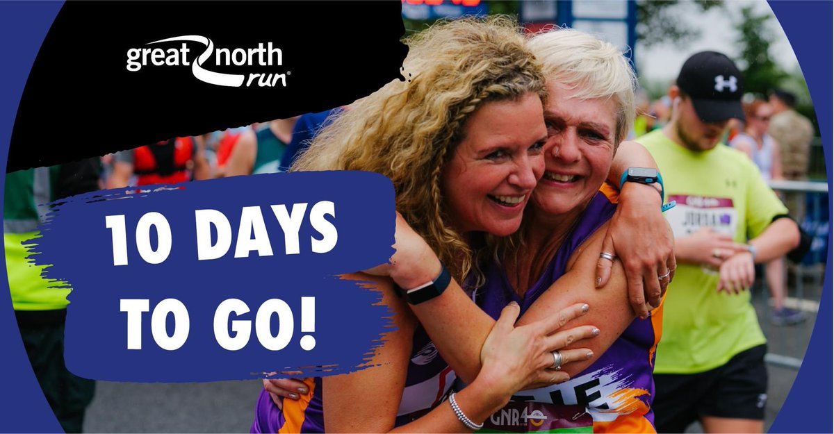 10 days to go until I join 57’000 people for the <a href="/greatnorthrun_/">The Great North Run</a> 
I’m not quite at my fundraising target yet so I need your help! 🙏🏼
You can still donate in support of the incredible charity @401foundation who I’m running for using this link: greatnorthrun.enthuse.com/pf/helena-grze…

#gnr2022