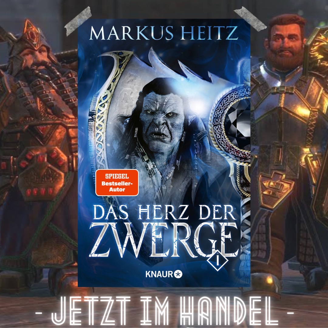 +++ GEWINNSPIEL +++
DAS HERZ DER ZWERGE (Teil1) ist raus!
Unter den Kommentaren, Likes und Teilern dieses Beitrags verlose ich eine Zwerge-Fan-Box (Box, Buch, Humpen) &amp; Kleinigkeiten.
Aktion läuft bis 6.9., 23.59, die Glücklichen werden angeschrieben. :)
(Bild: KingArt Games)