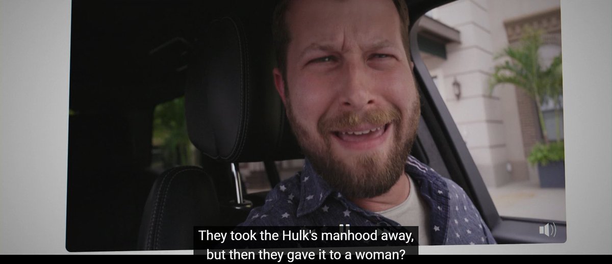 MCUMarvels's tweet photo. It’s hilarious yet sad these aren’t even an exaggerations but it’s beautiful to see Marvel calling them called out. #SheHulk https://t.co/fCatkVfHxy