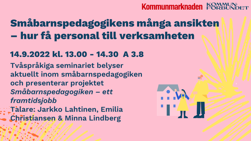 lindbergminna's tweet photo. Häng med på Kommunmarknaden @Kuntamarkkinat och snacka om småbarnspedagogik med @JLtwiitti &amp; Emilia Christiansen från @SydkustensL &amp; jag. Kom ihåg att anmäla dig! @Kuntaliitto  https://t.co/KyKgYUuB9e https://t.co/fIom4SM6bz