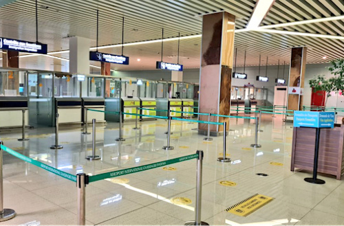 Covid-19 : nouvel allègement sur le contrôle sanitaire à l’aéroport de Lomé republiquetogolaise.com/transports/010…