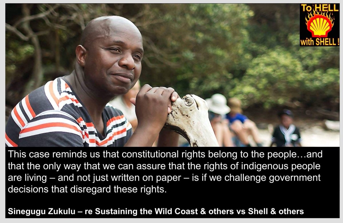 SustainingWild's tweet photo. A big Wild Coast win against Shell today!! Thankyou to Wild Coast communities for actively and successfully challenging government and corporate extractivism! @LRCSouthAfrica @naturaljustice @Greenpeace @TheGreenConnect @SineguguZukulu https://t.co/68g5XqO5if