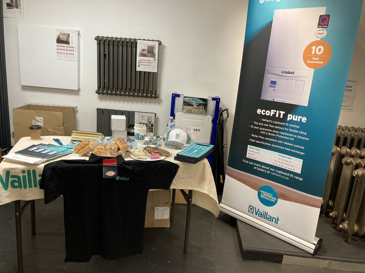 All set up at <a href="/LordsBuildersM/">Lords Builders Merchants</a> pop in for a chat. <a href="/vaillantuk/">Vaillant UK</a> #proudlysupportinginstallers #vaillant #freebies #trademorning