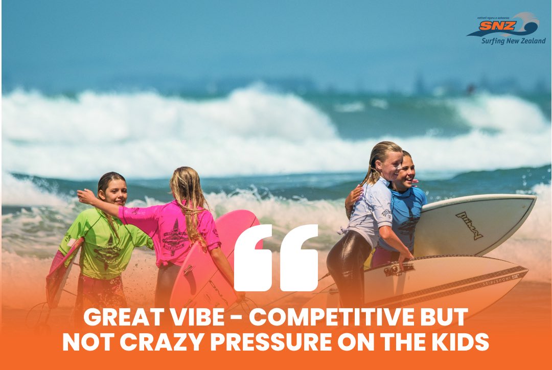 SurfingNZ's tweet photo. Here at Surfing New Zealand, we want the groms to first and foremost enjoy our events. At this level groms should be having fun, learning and growing, we are all about the good vibes.  
#balanceisbetter #fortheloveofsport https://t.co/FMmPNOlgcs